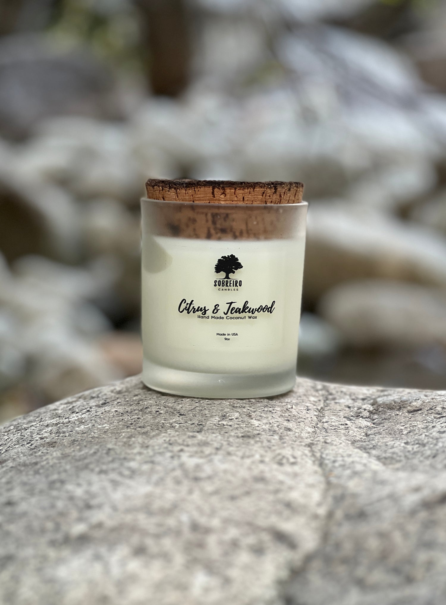 Citrus & Teakwood | 9oz (Ghost White)